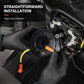 Steering wheel clock spring installation with yellow wire and orange tab