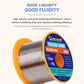 Leaded solder wire spool, DS6, 0.8mm steel wire on orange reel