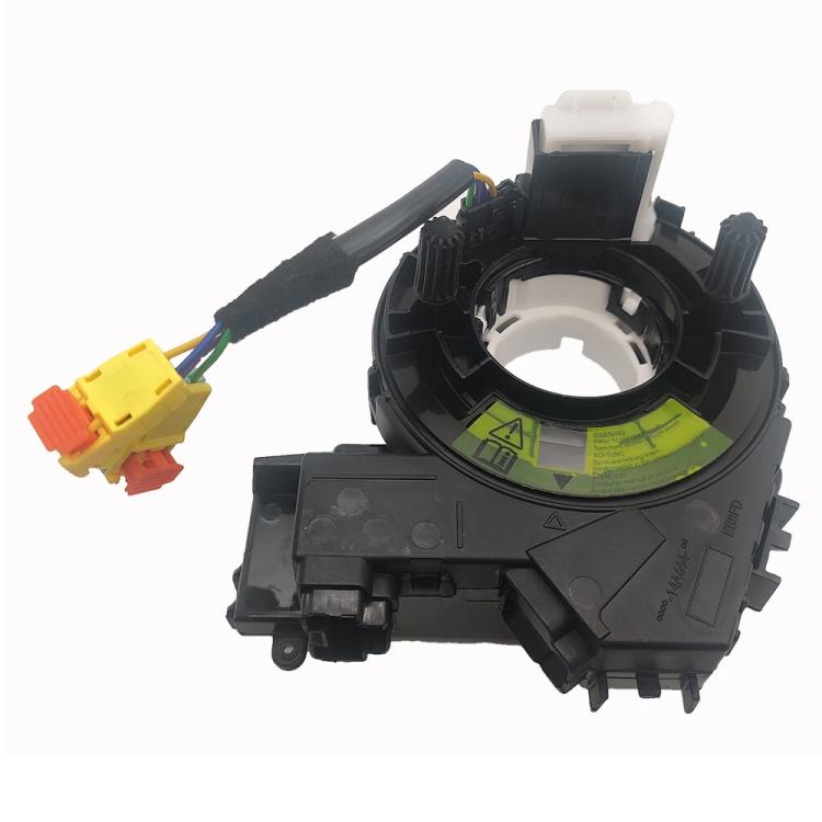 Car steering wheel clock spring spiral cable with white plug and yellow connector