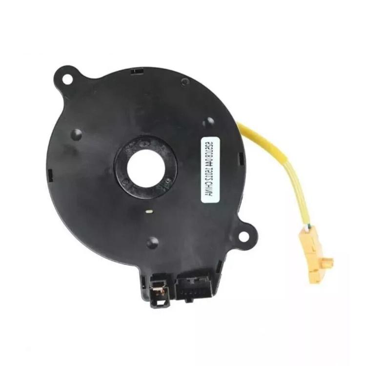Car steering wheel clock spring rear cover with yellow wiring pigtail connector