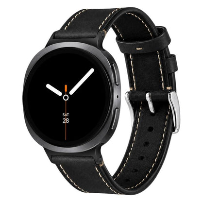 xDfind Retro Crazy Horse Texture Vegan Leather Watch Band, For Galaxy Watch9 / 8 / 8 Classic