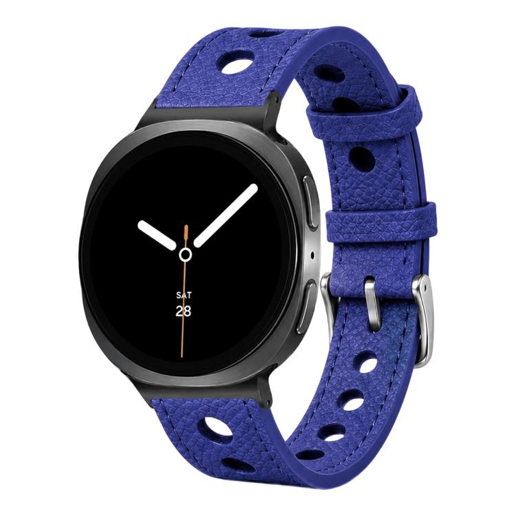xDfind Hole Palm Texture Vegan Leather Watch Band, For Galaxy Watch Ultra2 2026 / 2025 / 1 2024, For Galaxy Watch9 / 8 / 8 Classic