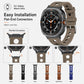 xDfind Hole Palm Texture Vegan Leather Watch Band, For Galaxy Watch Ultra2 2026 / 2025 / 1 2024, For Galaxy Watch9 / 8 / 8 Classic