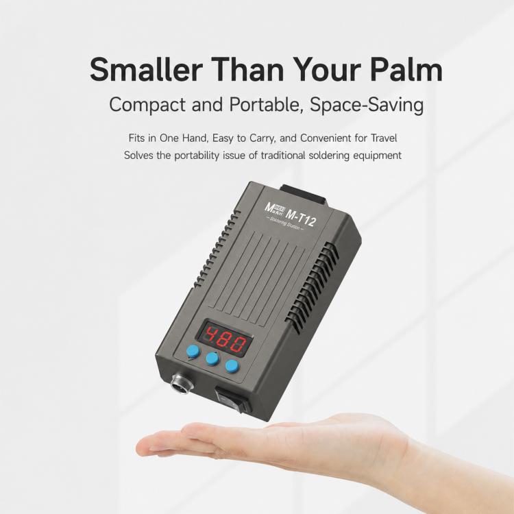 MaAnt M-T12 75W Portable Temperature Adjustable Intelligent Welding Station, EU Plug, US Plug
