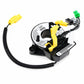 Steering wheel airbag clock spring spiral cable assembly with multi-color electrical plugs