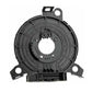 Steering wheel airbag clock spring spiral cable, black circular connector plate view