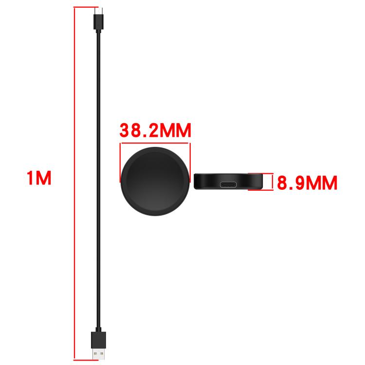 Detachable USB Port Metal Dock with Magnetic Charging Cable, 1M Length, Charging Dock Base + Charging Cable