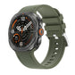 Solid Color Silicone Hybrid Vegan Leather Watch Band, For Galaxy Watch Ultra2 2026 / 2025 / 1 2024