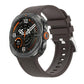 Solid Color Silicone Hybrid Vegan Leather Watch Band, For Galaxy Watch Ultra2 2026 / 2025 / 1 2024
