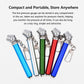 Portable tire pressure gauge pen with keychain clip, multiple colors for car use
