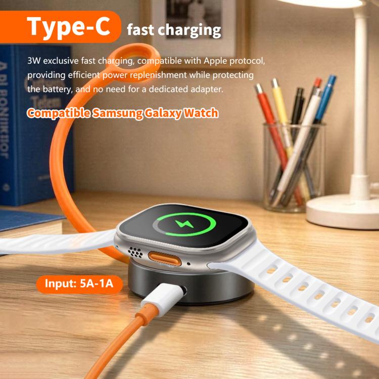 For Apple Watch / Samsung Watch Wireless Magnetic Charger