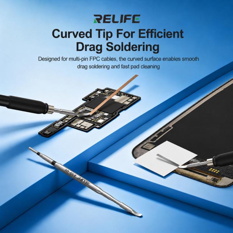 RELIFE 210?OL Curved Soldering Iron Tip