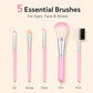 5 PCS/Set Makeup Brush Set Beauty Tools Eyeshadow Brush Sponge Brush