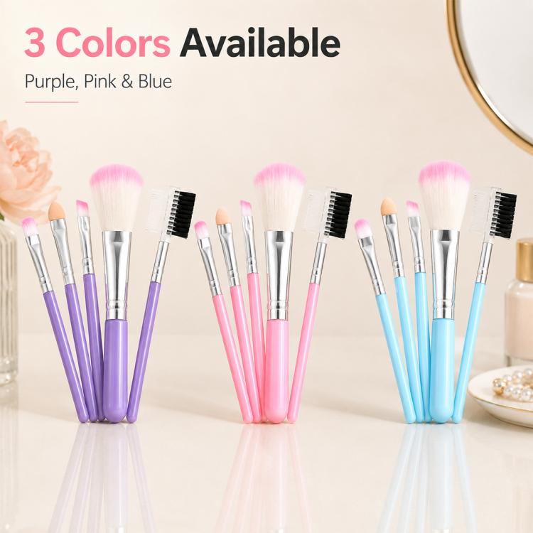 5 PCS/Set Makeup Brush Set Beauty Tools Eyeshadow Brush Sponge Brush