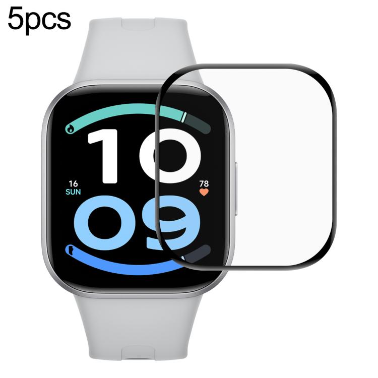 5 PCS/Pack xDfind Curved 3D Composite Material Soft Film Screen Protector, For Xiaomi Band 11 Active, For Redmi Watch 6 Active, For Xiaomi Watch S5 46mm