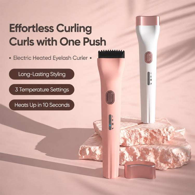 Portable Heated Eyelash Curler Rechargeable Long-Lasting Lash Tool