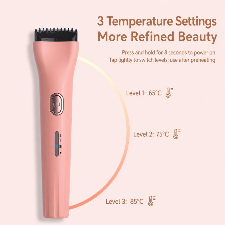 Portable Heated Eyelash Curler Rechargeable Long-Lasting Lash Tool