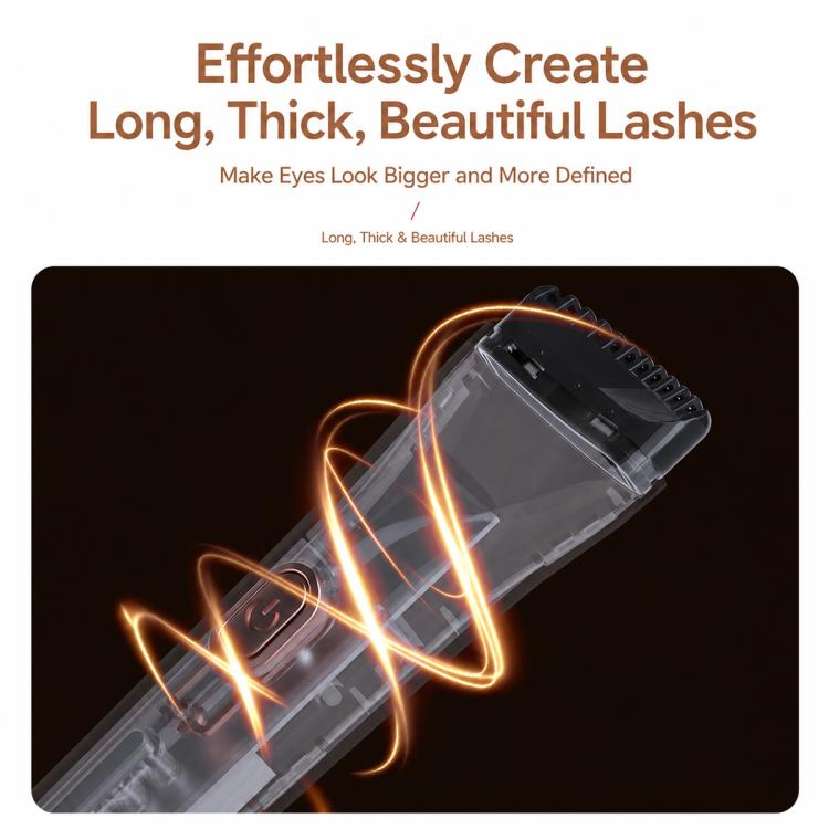 Portable Heated Eyelash Curler Rechargeable Long-Lasting Lash Tool