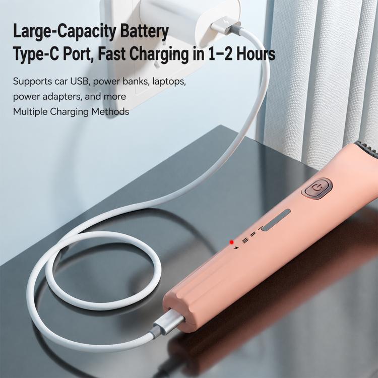 Portable Heated Eyelash Curler Rechargeable Long-Lasting Lash Tool