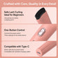 Portable Heated Eyelash Curler Rechargeable Long-Lasting Lash Tool