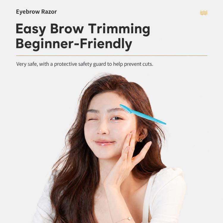 Sharp Eyebrow Razor with Anti-Cut Safety Guard Beauty Grooming Tool