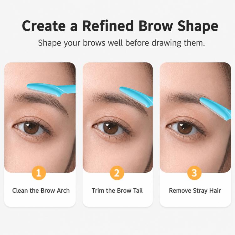 Sharp Eyebrow Razor with Anti-Cut Safety Guard Beauty Grooming Tool