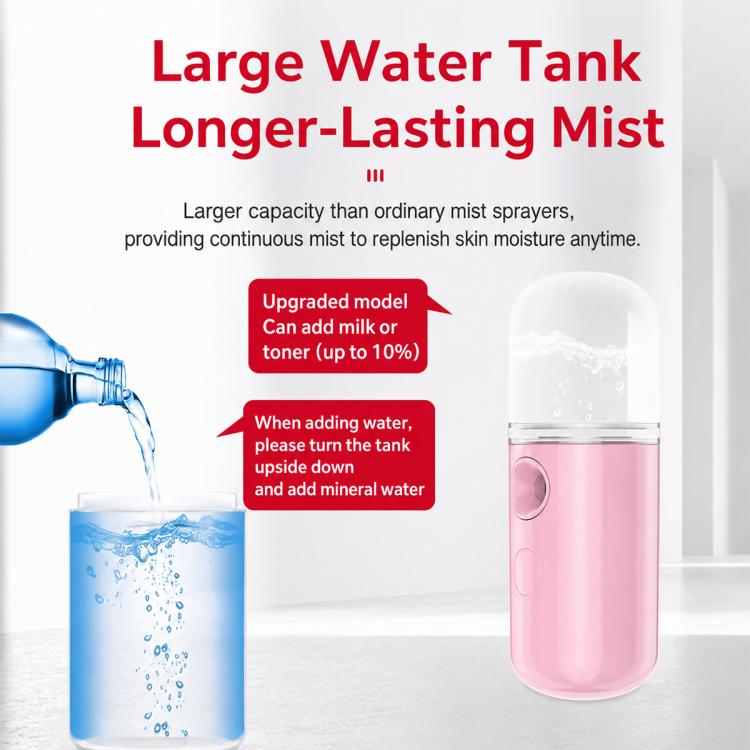 Nano Mist Facial Sprayer Portable Cold-Spray Face Beauty Humidifier