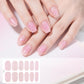 12 PCS/Sheet Waterproof Solid-Color Glitter Nail Stickers
