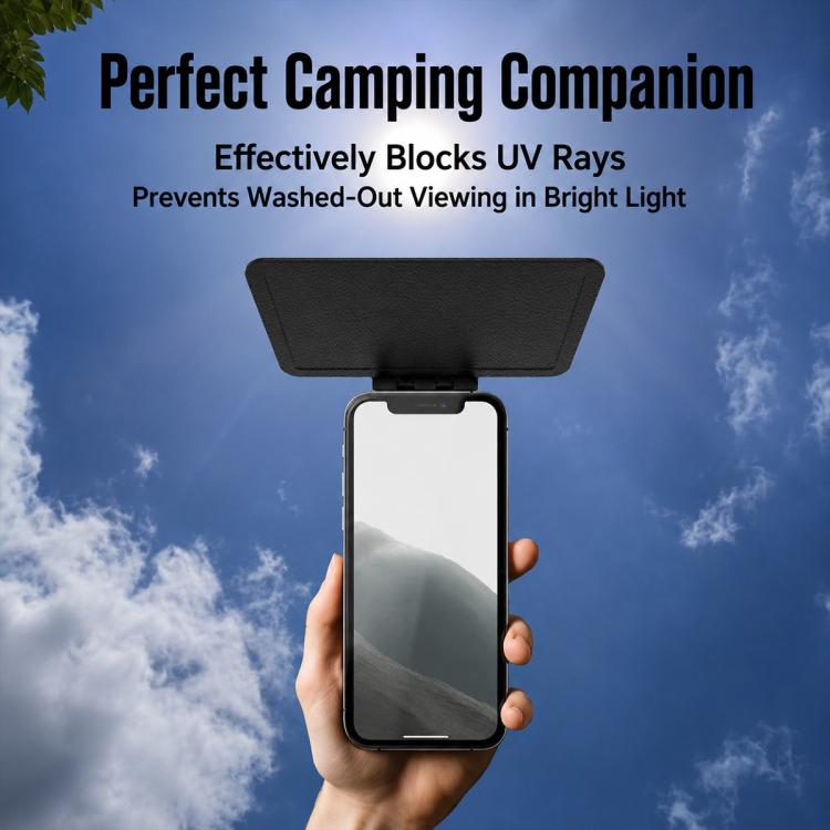 Multi-angle Anti-Reflection Portable Foldable Phone Sunshade, Foldable Phone Sunshade