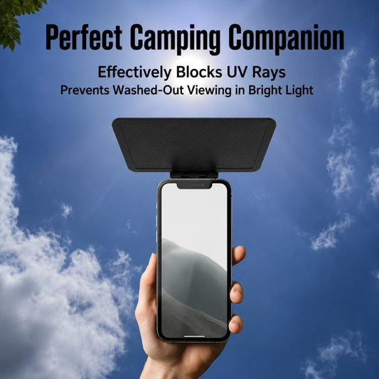Multi-angle Anti-Reflection Portable Foldable Phone Sunshade, Foldable Phone Sunshade