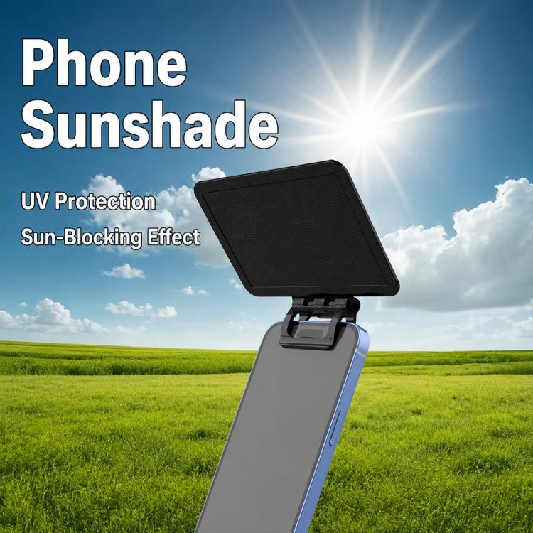 Multi-angle Anti-Reflection Portable Foldable Phone Sunshade, Foldable Phone Sunshade