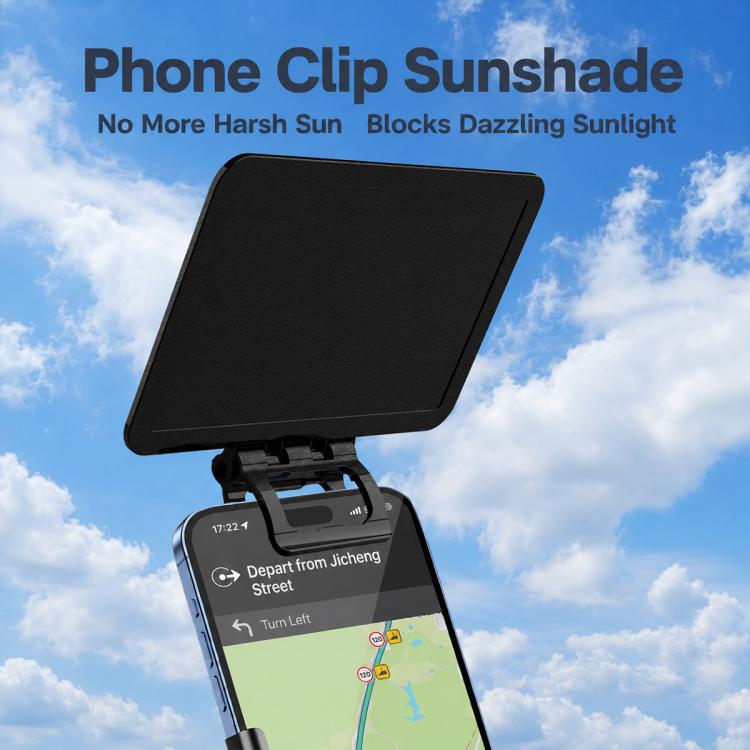 Multi-angle Anti-Reflection Portable Foldable Phone Sunshade, Foldable Phone Sunshade