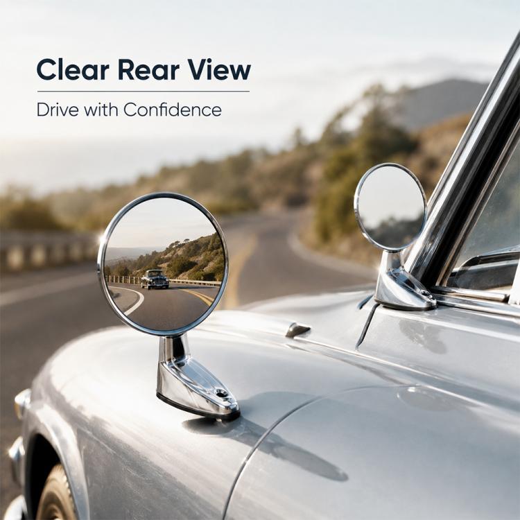 SF-QC-003 1 Pair Vintage Car Front Rearview Mirror