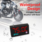 5-in-1 speedometer display with red LED digits and Morfaver logo