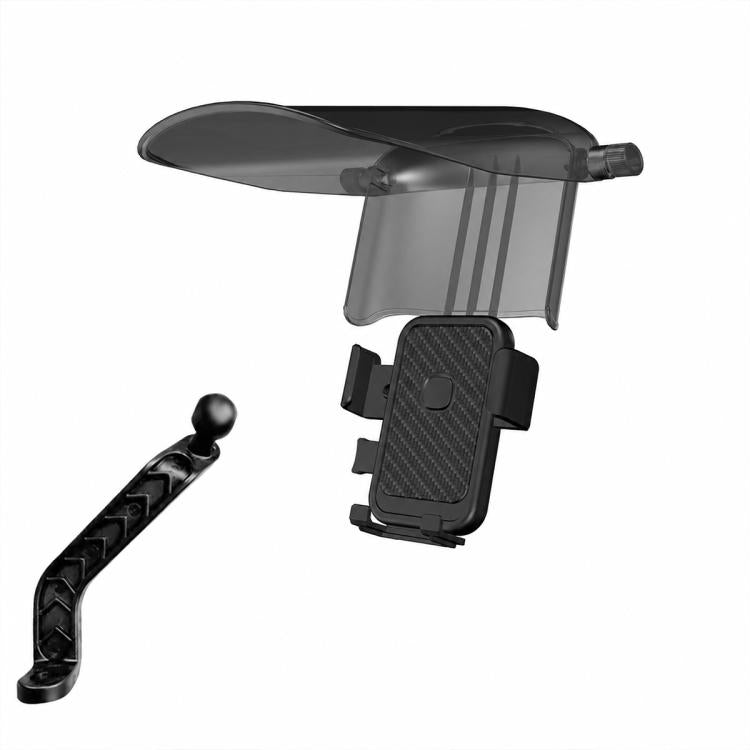 Motorcycle / Bike Navigation Phone Holder with Sunshade, Handlebar, Rearview Mirror, Drawstring