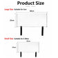 Rectangular waterproof cover size diagram: 60x25 cm with black mounting tabs