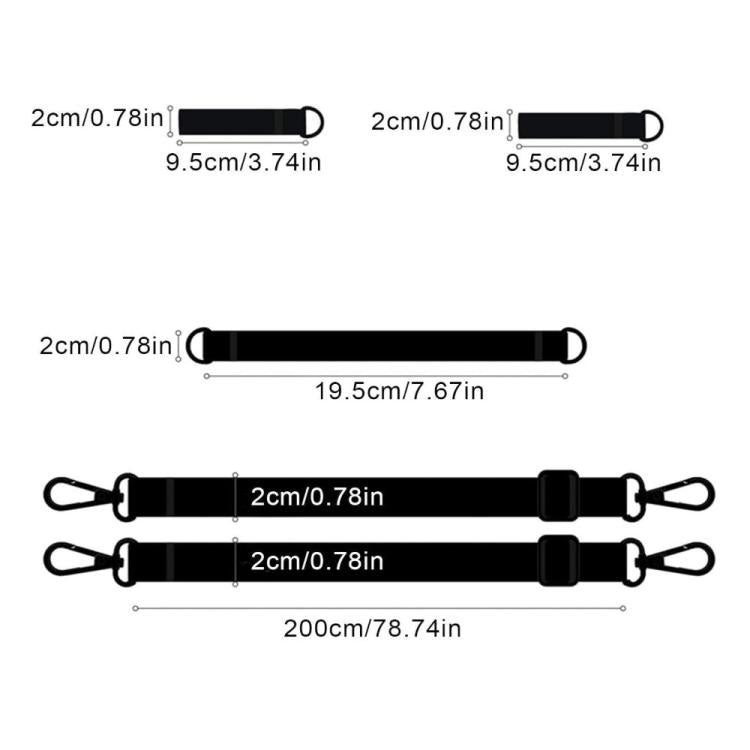 Outdoor Sun Umbrella Windproof Buckle Fixing Rope