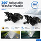 2 PCS/Set Automotive Glass Washer Sprayer Cap Nozzle