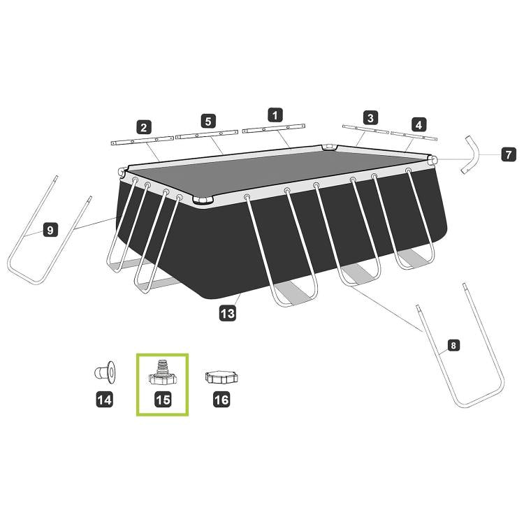 P6H1419 Pool Hose Adapter