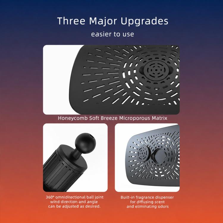 Car 360-degree Rotatable Air Conditioning Air Vent Wind Deflector