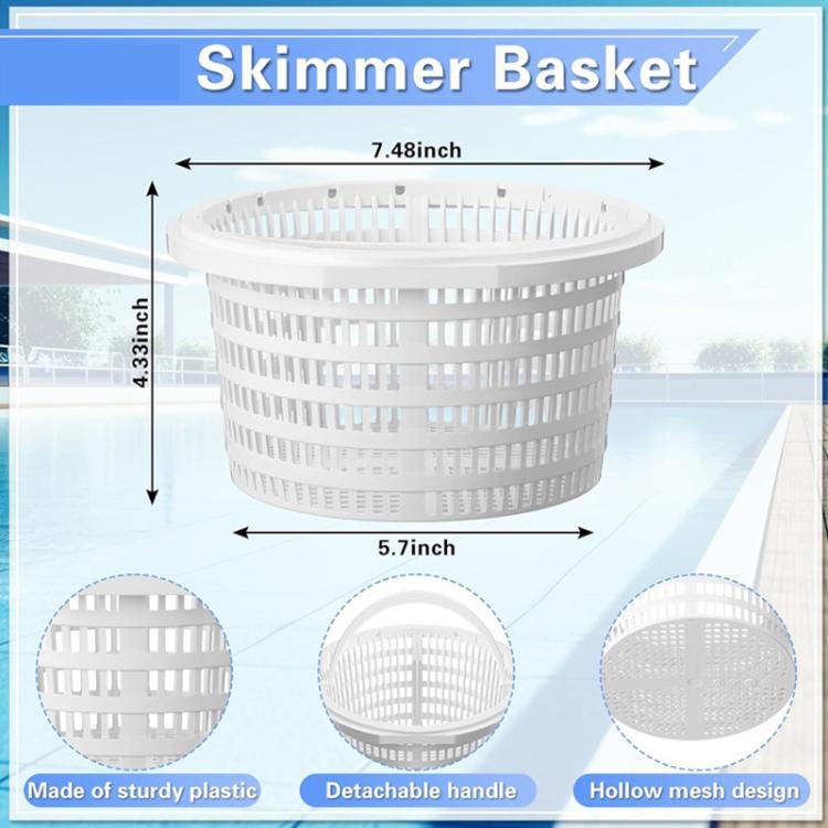 SP1091LX Pool Plastic Filter Basket with Handle