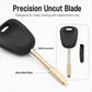 For Jaguar Car Spare Key Shell with Key Blank and hip Slot