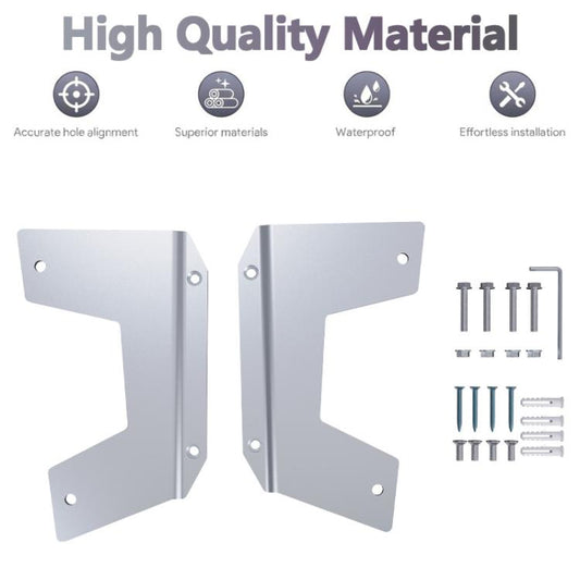 For Starlink Performance Gen3 Aluminum Alloy Base Flat Mount Bracket for RV, Boat, For Starlink Performance Gen3