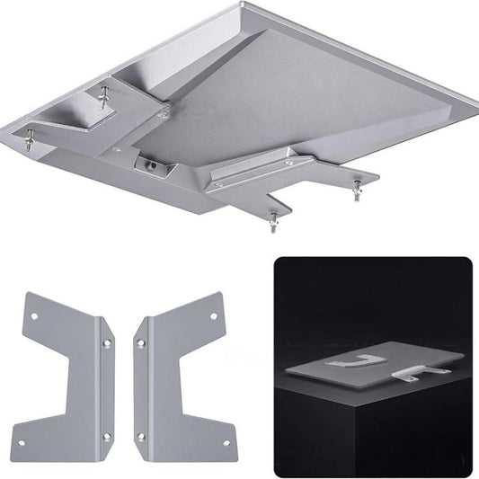 For Starlink Performance Gen3 Aluminum Alloy Base Flat Mount Bracket for RV, Boat, For Starlink Performance Gen3