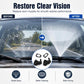 Windshield washer nozzle set for clearer visibility with strong windshield spray