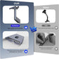 Comparison graphic showing aluminum mount bracket design and component details