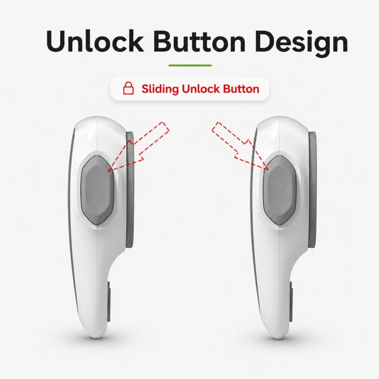 Built-in Oven Door Child-proof Lock Safety Latch