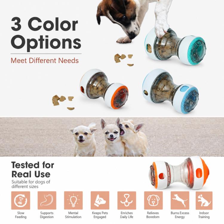 Dog Rolling Treat-dispensing Ball Pet Toy