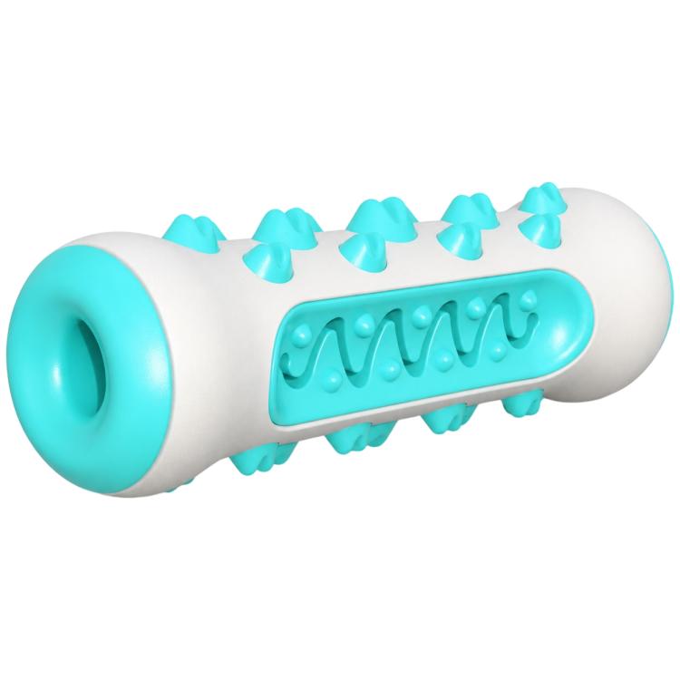 Dog Chewable Bone Shaped Reinforced Gray Shell Teething Stick Pet Toy
