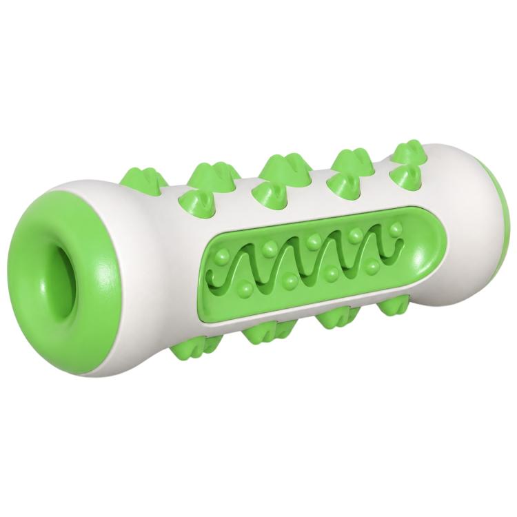 Dog Chewable Bone Shaped Reinforced Gray Shell Teething Stick Pet Toy